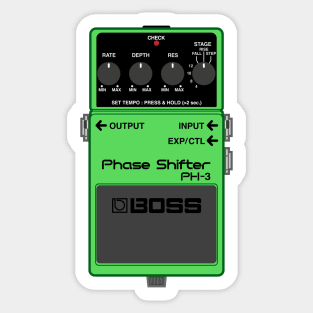 Boss PH-3 Phase Shifter Guitar Effect Pedal Sticker